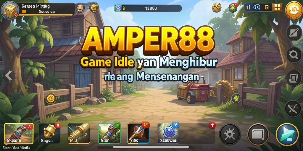 Tampilan gameplay AMPER88 yang menarik dan penuh warna.