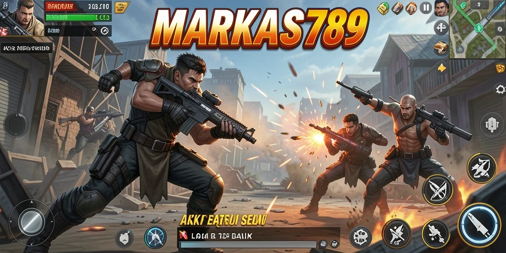 Tampilan aksi seru dari gameplay MARKAS789 yang menarik.