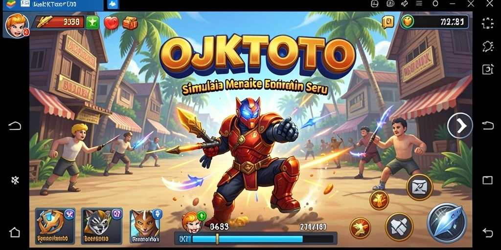 Tampilan utama OJKTOTO yang memukau dengan gameplay Simulation.