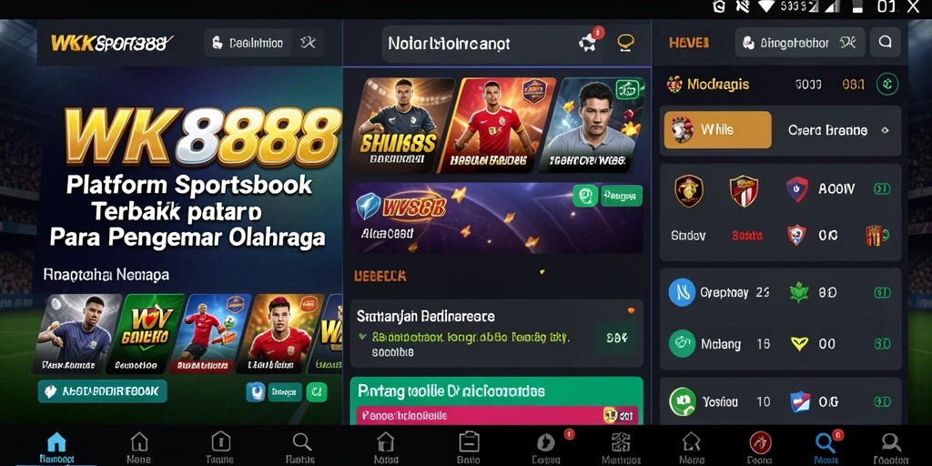 Gameplay menarik dari aplikasi Sportsbook WK888 yang mudah diakses.