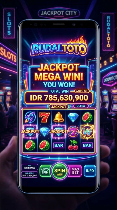 Tampilan utama aplikasi rudaltoto yang intuitif.